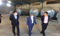 بازديد مديرعامل شركت شهرك هاي صنعتي هرمزگان از كارخانه «هرمز الكل بندر»