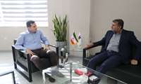 نماينده مجلس شوراي اسلامي با مديرعامل شركت شهرك هاي صنعتي هرمزگان ديدار كرد